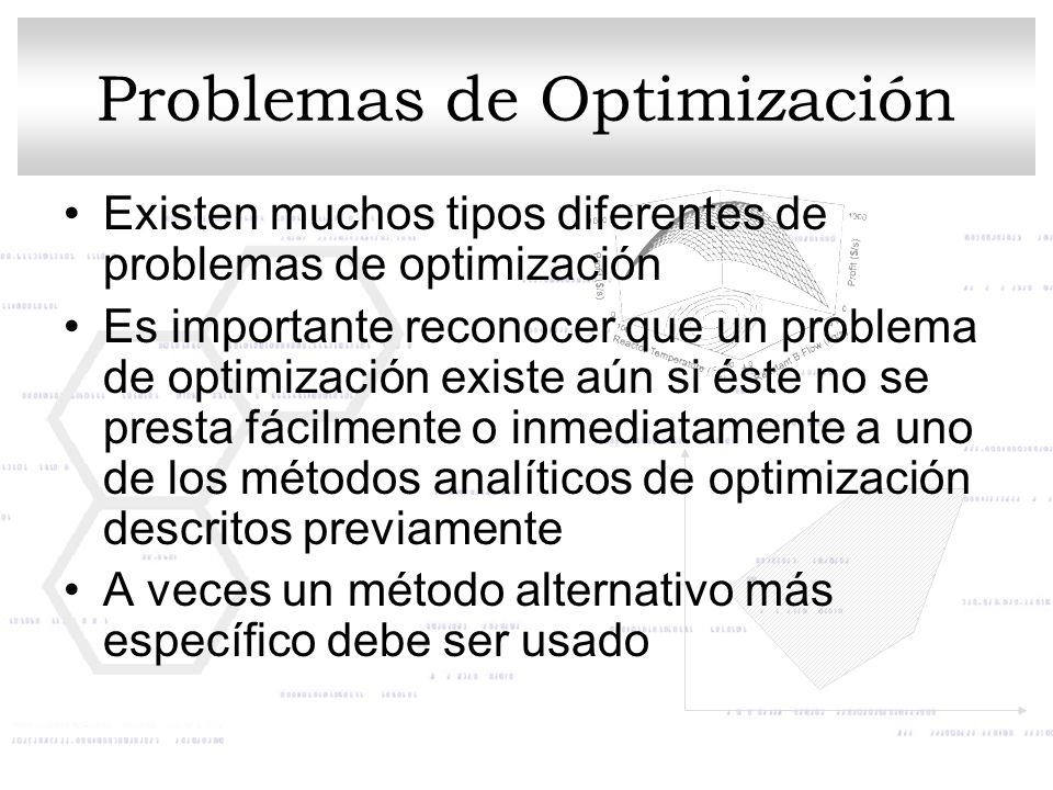 Problemas de Optimización