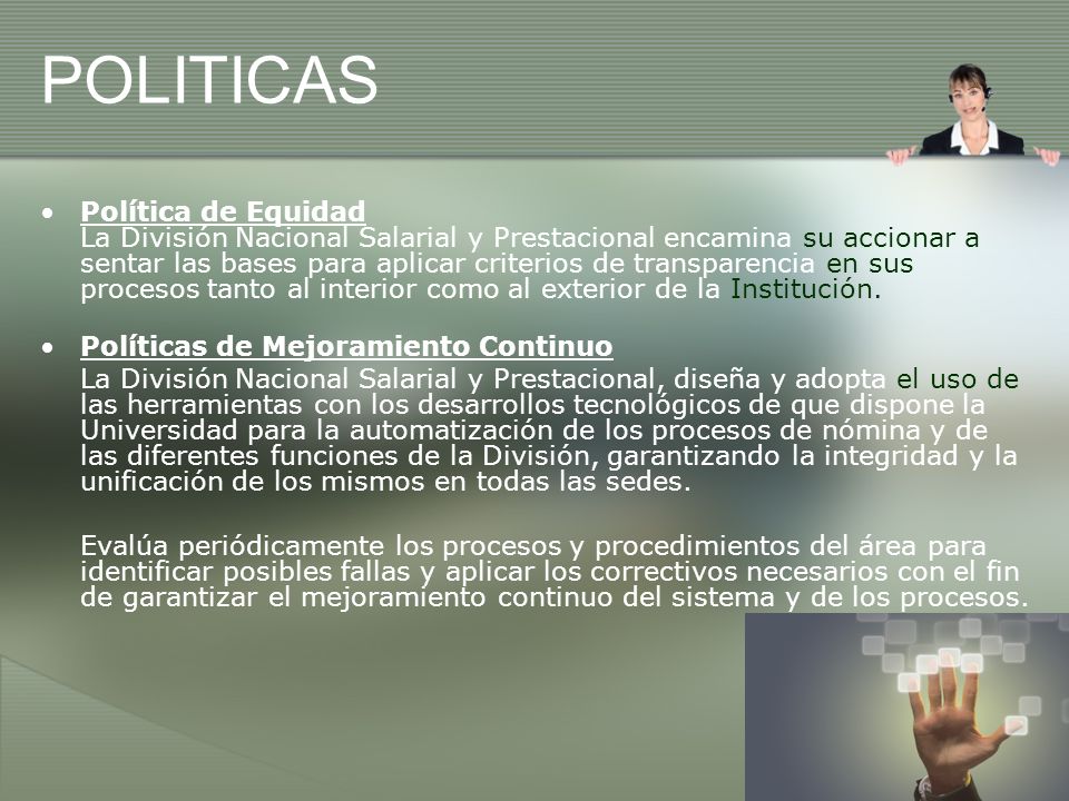 POLITICAS