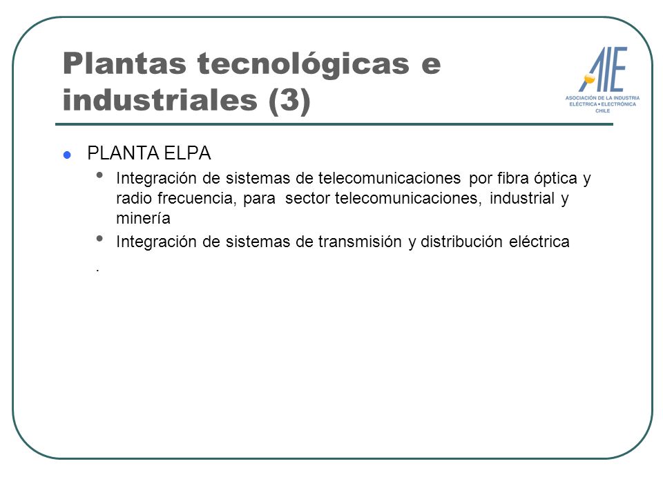 Plantas tecnológicas e industriales (3)