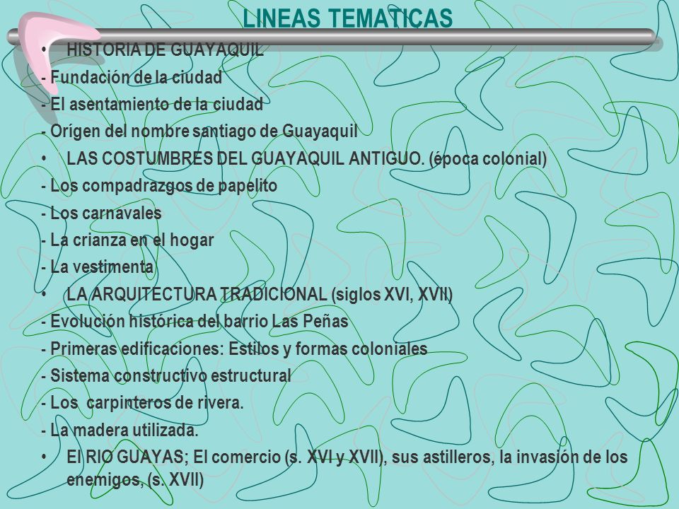 LINEAS TEMATICAS HISTORIA DE GUAYAQUIL - Fundación de la ciudad