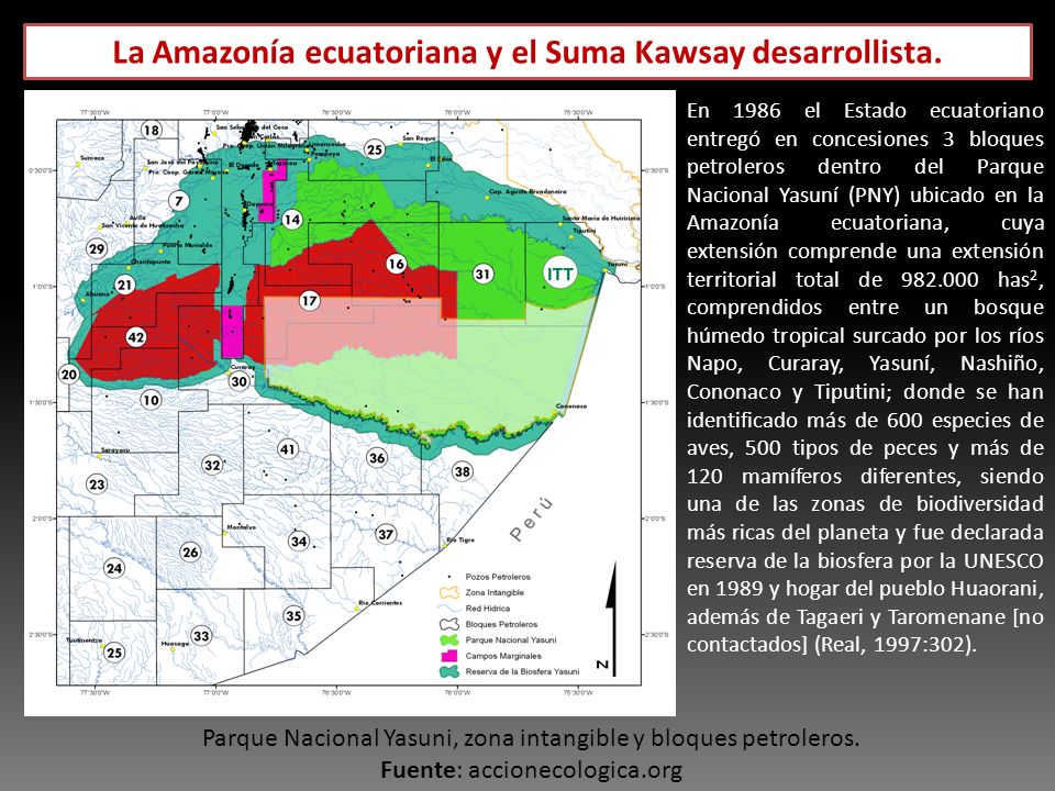 La Amazonía ecuatoriana y el Suma Kawsay desarrollista.