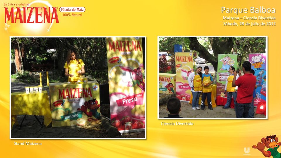 Parque Balboa Maizena – Ciencia Divertida. Sábado, 28 de julio de