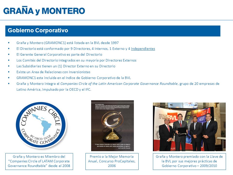 Premio a la Mejor Memoria Anual, Concurso ProCapitales, 2006