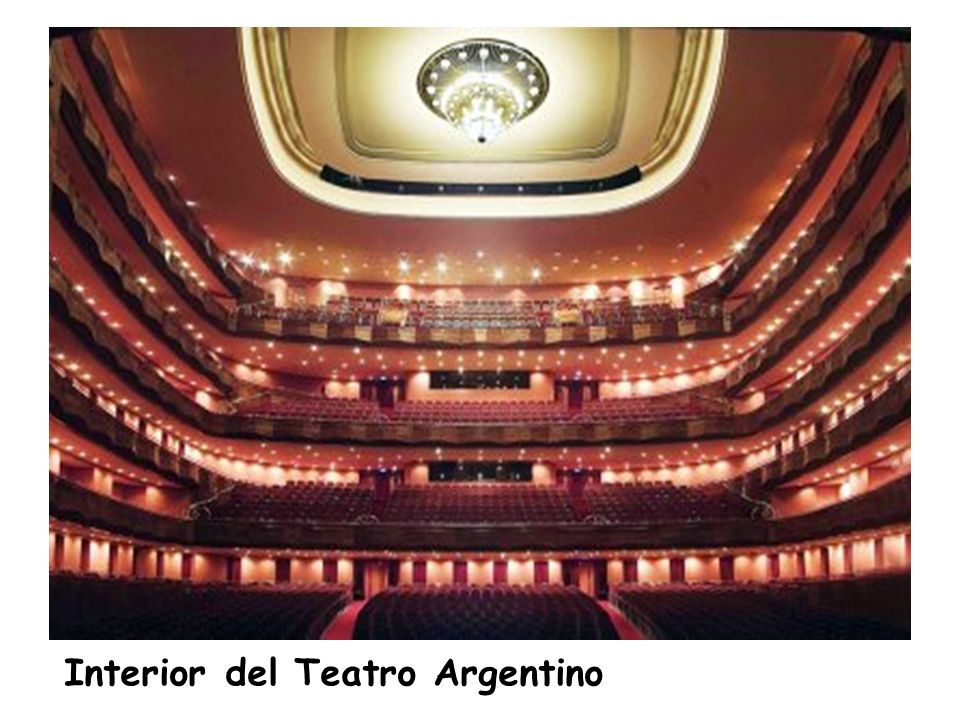 Interior del Teatro Argentino