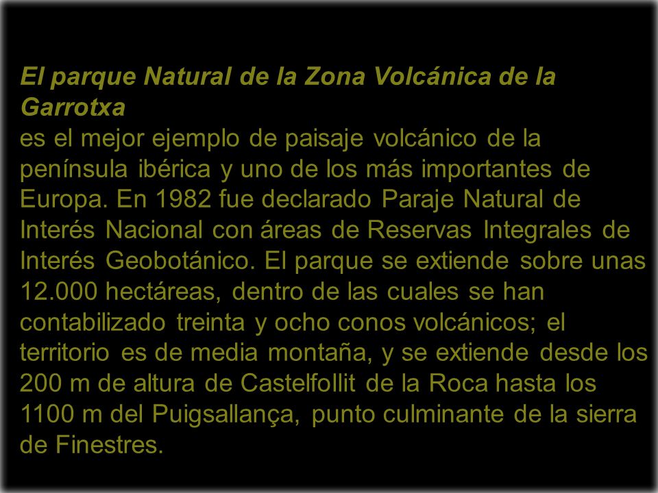 El parque Natural de la Zona Volcánica de la Garrotxa