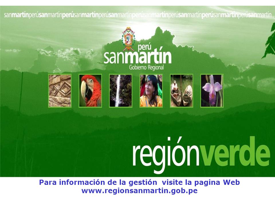 Para información de la gestión visite la pagina Web