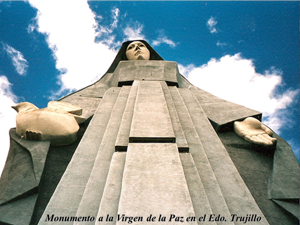 Monumento a la Virgen de la Paz en el Edo. Trujillo