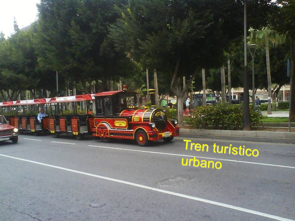 Tren turístico urbano