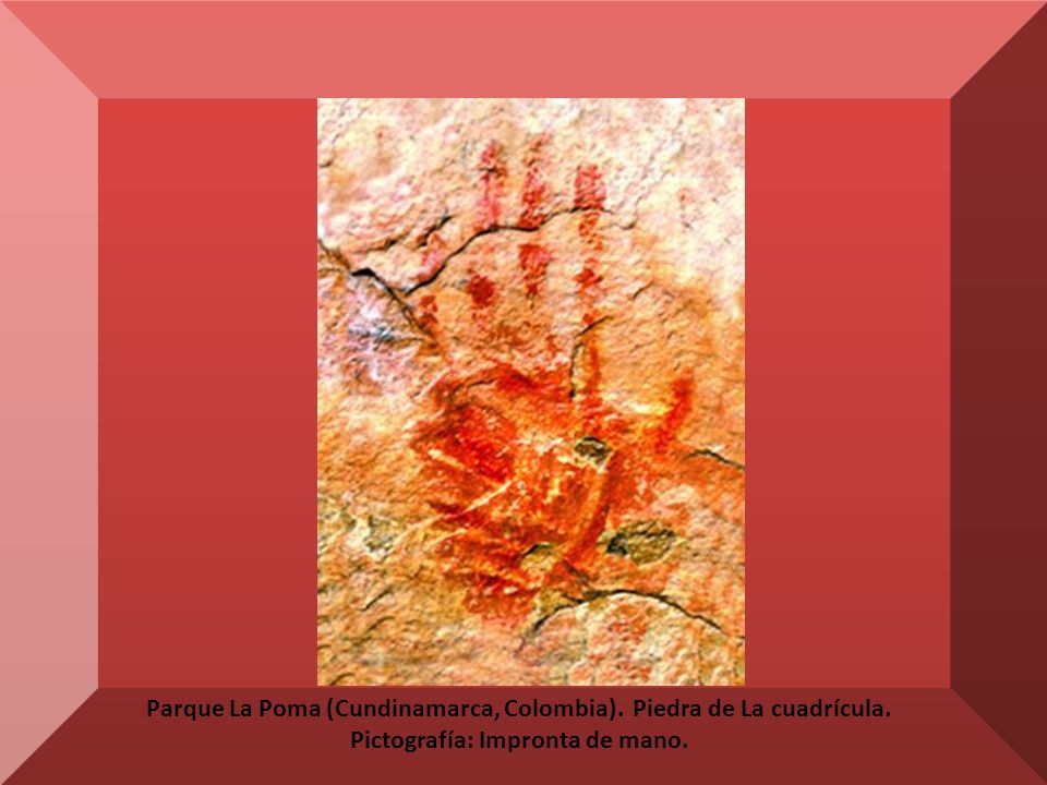 Parque La Poma (Cundinamarca, Colombia). Piedra de La cuadrícula