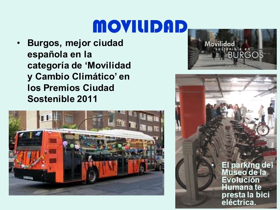 MOVILIDAD Burgos, mejor ciudad española en la categoría de ‘Movilidad y Cambio Climático’ en los Premios Ciudad Sostenible