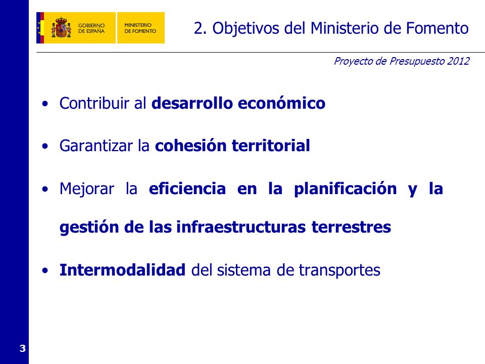 3. Medidas Austeridad y reducción del gasto. Planificación realista y eficiente. Selección de proyectos prioritarios.