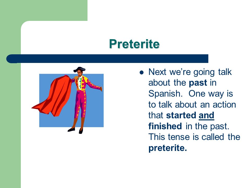 Preterite