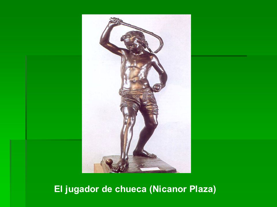 El jugador de chueca (Nicanor Plaza)