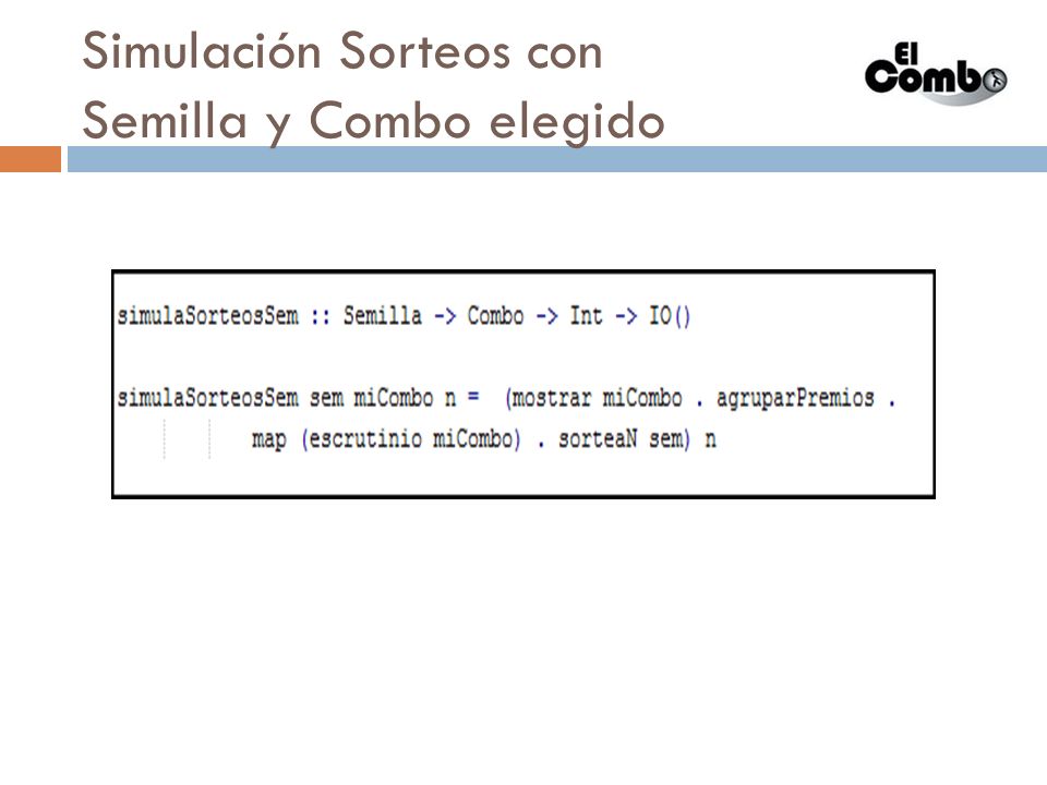 Simulación Sorteos con Semilla y Combo elegido