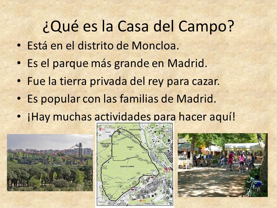 ¿Qué es la Casa del Campo