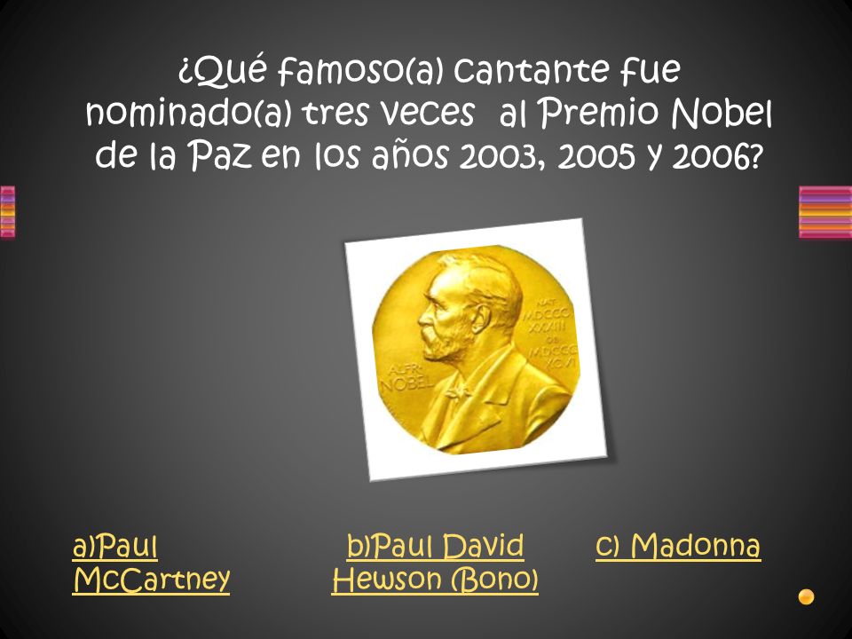 b)Paul David Hewson (Bono)