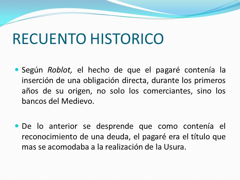 RECUENTO HISTORICO