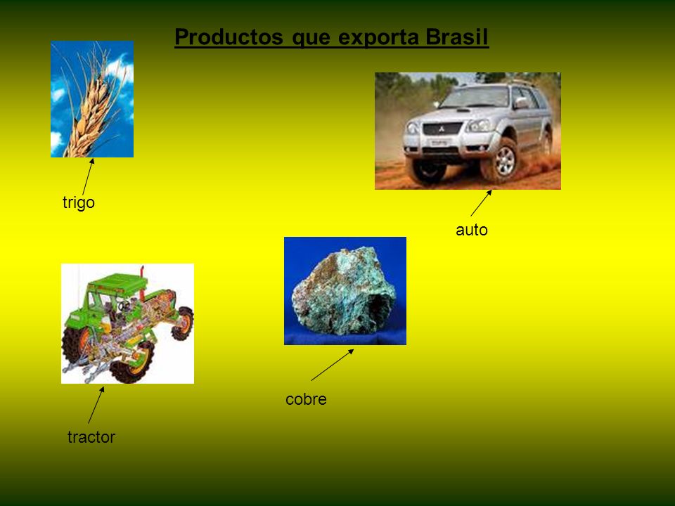 Productos que exporta Brasil