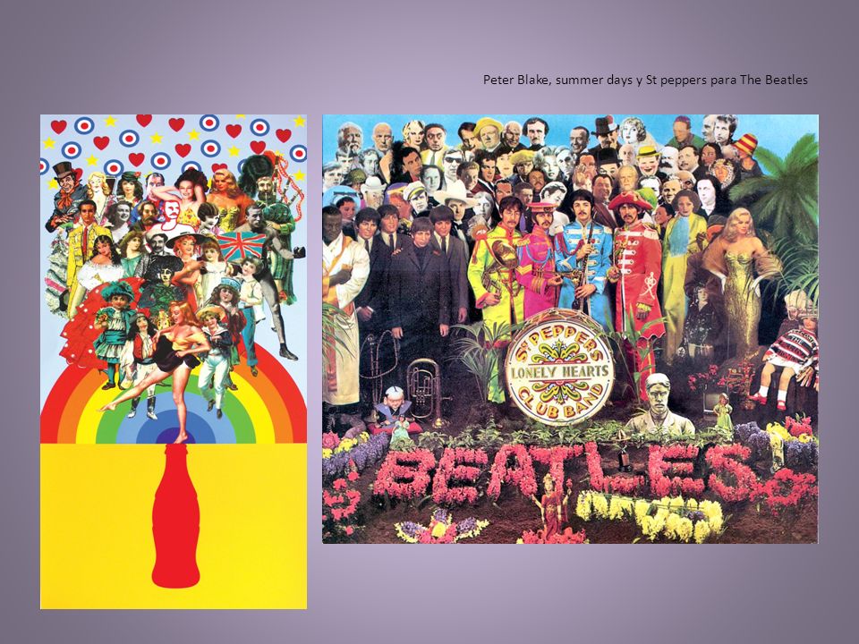 Peter Blake, summer days y St peppers para The Beatles