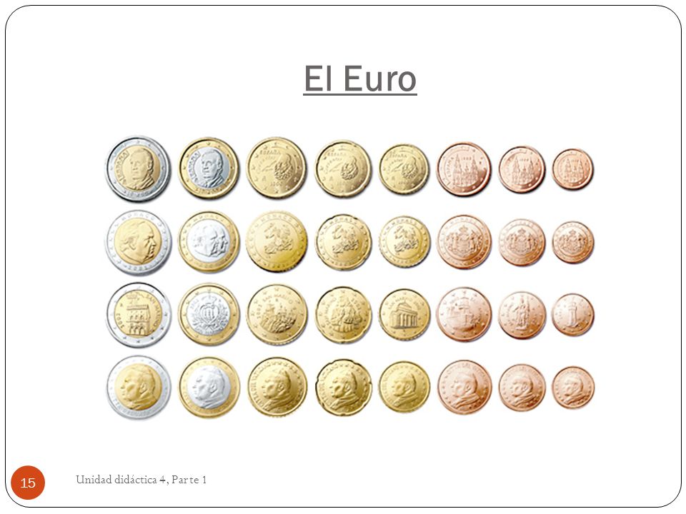 El Euro Unidad didáctica 4, Parte 1