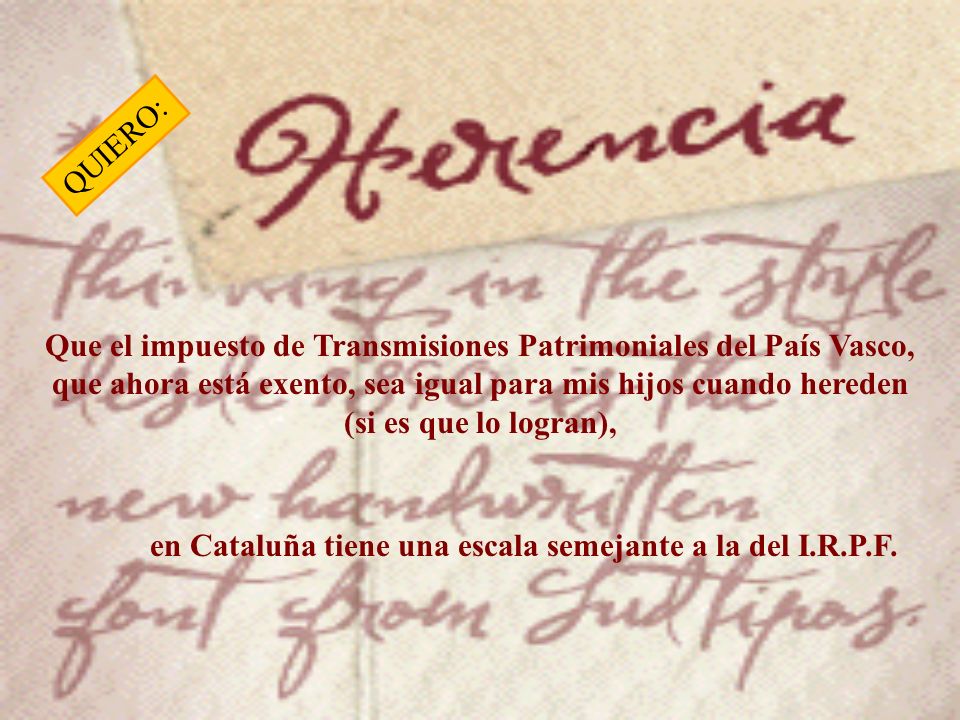 en Cataluña tiene una escala semejante a la del I.R.P.F.