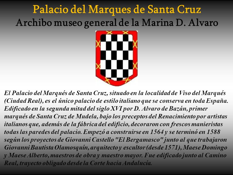 Palacio del Marques de Santa Cruz