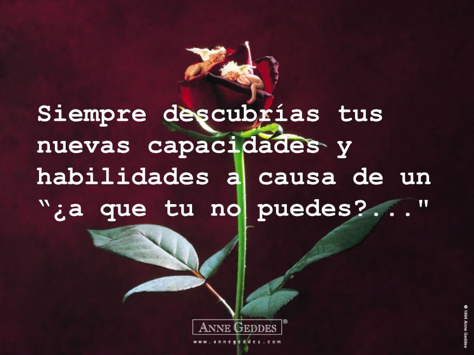 Siempre descubrías tus nuevas capacidades y habilidades a causa de un ¿a que tu no puedes ...