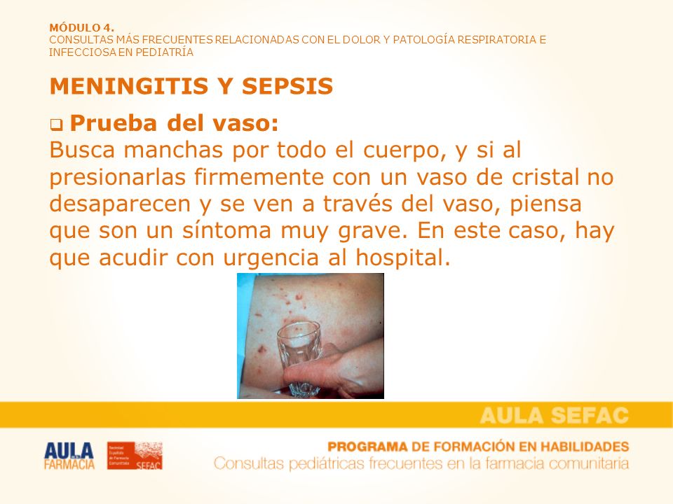 MÓDULO 4. CONSULTAS MÁS FRECUENTES RELACIONADAS CON EL DOLOR Y PATOLOGÍA RESPIRATORIA E INFECCIOSA EN PEDIATRÍA