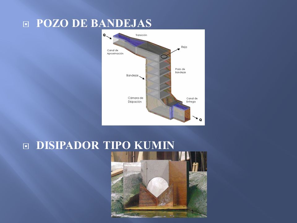 POZO DE BANDEJAS DISIPADOR TIPO KUMIN