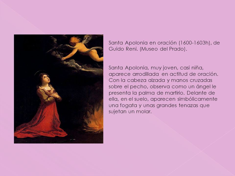 Santa Apolonia en oración ( h), de Guido Reni