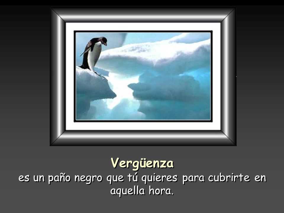 es un paño negro que tú quieres para cubrirte en aquella hora.