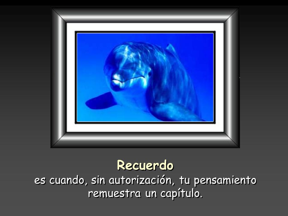 es cuando, sin autorización, tu pensamiento remuestra un capítulo.