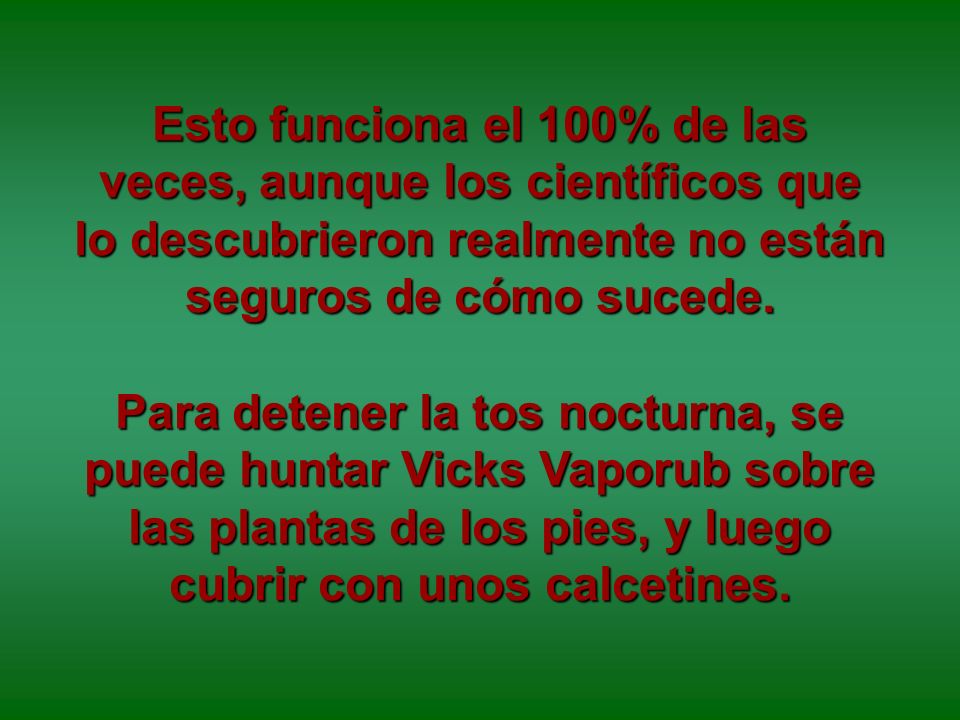 Esto funciona el 100% de las veces, aunque los científicos que lo descubrieron realmente no están seguros de cómo sucede.