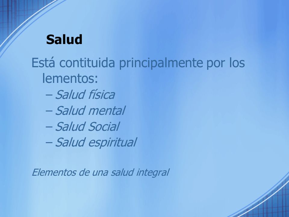 Está contituida principalmente por los lementos: