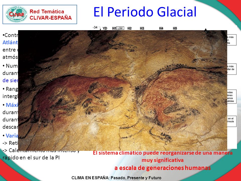 a escala de generaciones humanas