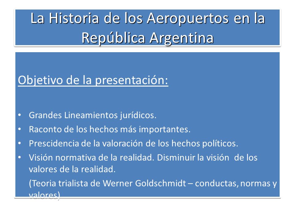 La Historia de los Aeropuertos en la República Argentina