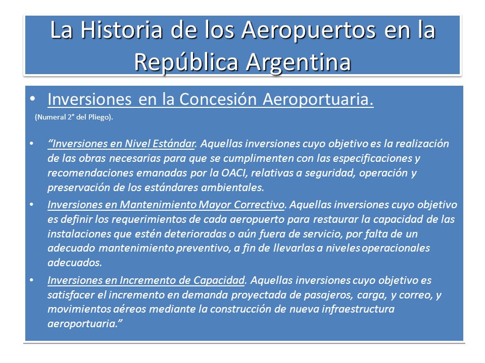La Historia de los Aeropuertos en la República Argentina