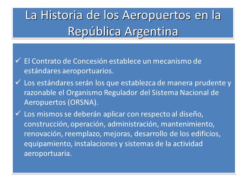 La Historia de los Aeropuertos en la República Argentina