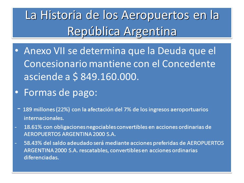 La Historia de los Aeropuertos en la República Argentina
