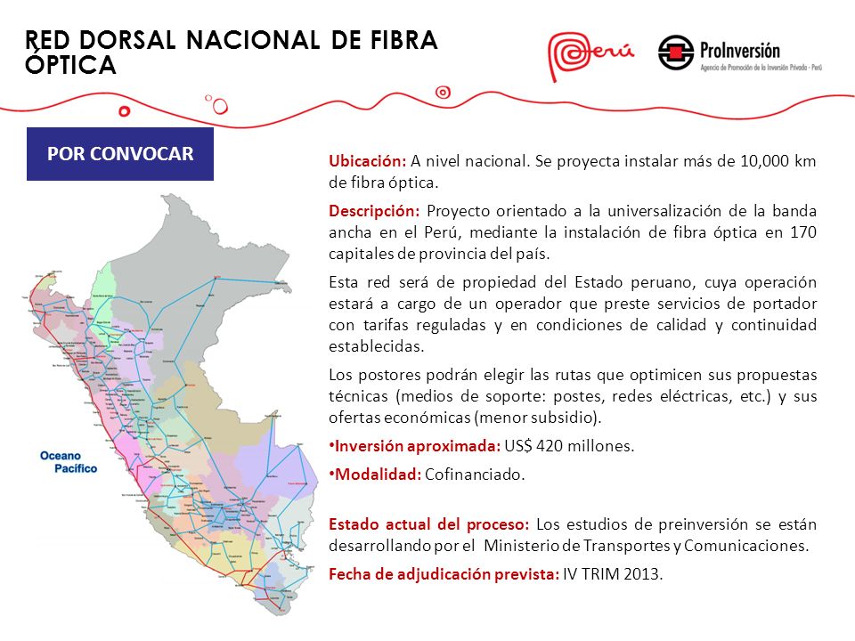 RED DORSAL NACIONAL DE FIBRA ÓPTICA