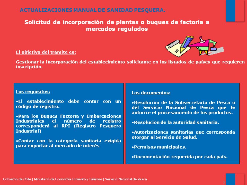 ACTUALIZACIONES MANUAL DE SANIDAD PESQUERA.