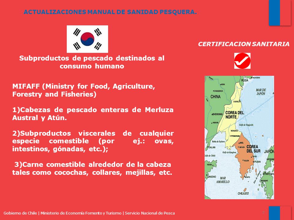 Subproductos de pescado destinados al consumo humano