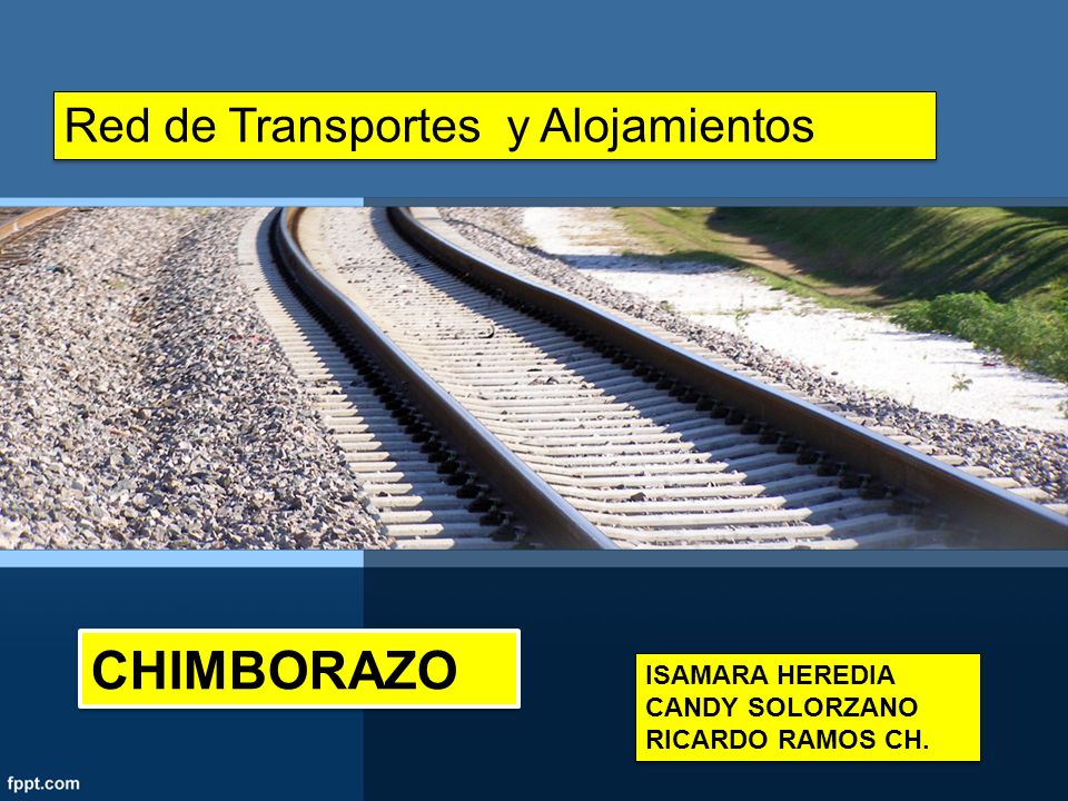 CHIMBORAZO Red de Transportes y Alojamientos ISAMARA HEREDIA
