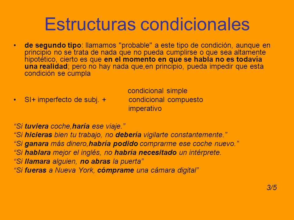 Estructuras condicionales