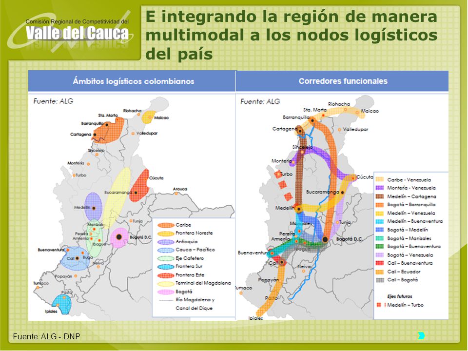 E integrando la región de manera multimodal a los nodos logísticos del país