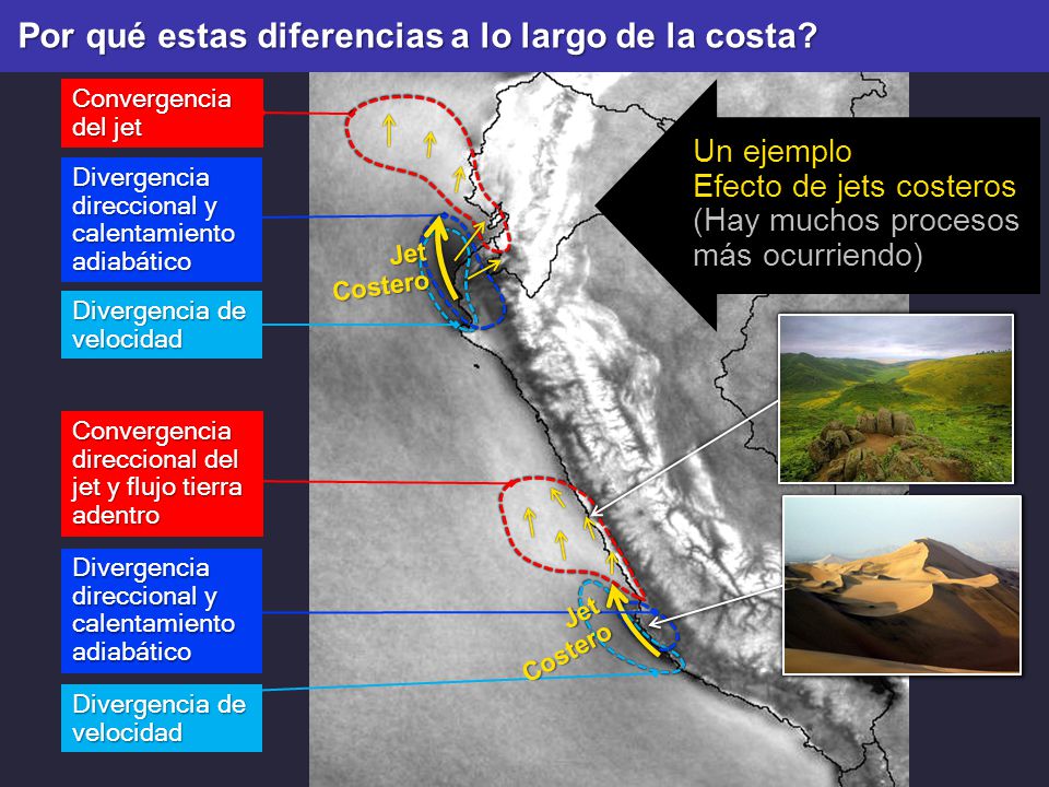 Por qué estas diferencias a lo largo de la costa
