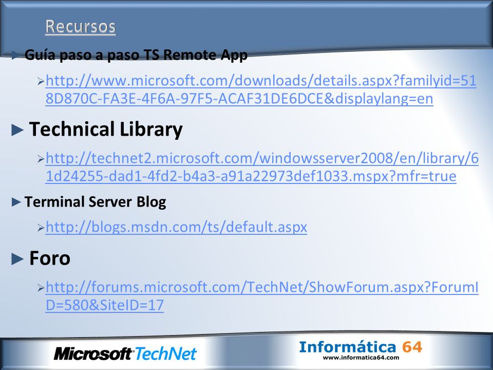 Technical Library Foro Recursos Guía paso a paso TS Remote App
