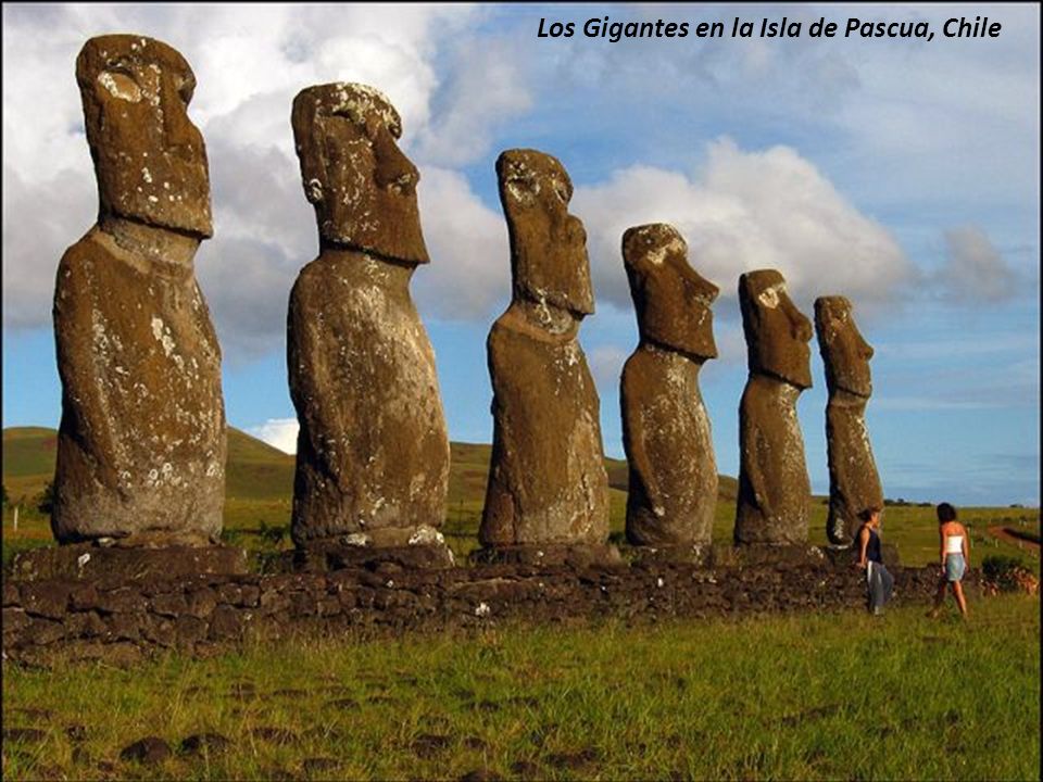 Los Gigantes en la Isla de Pascua, Chile