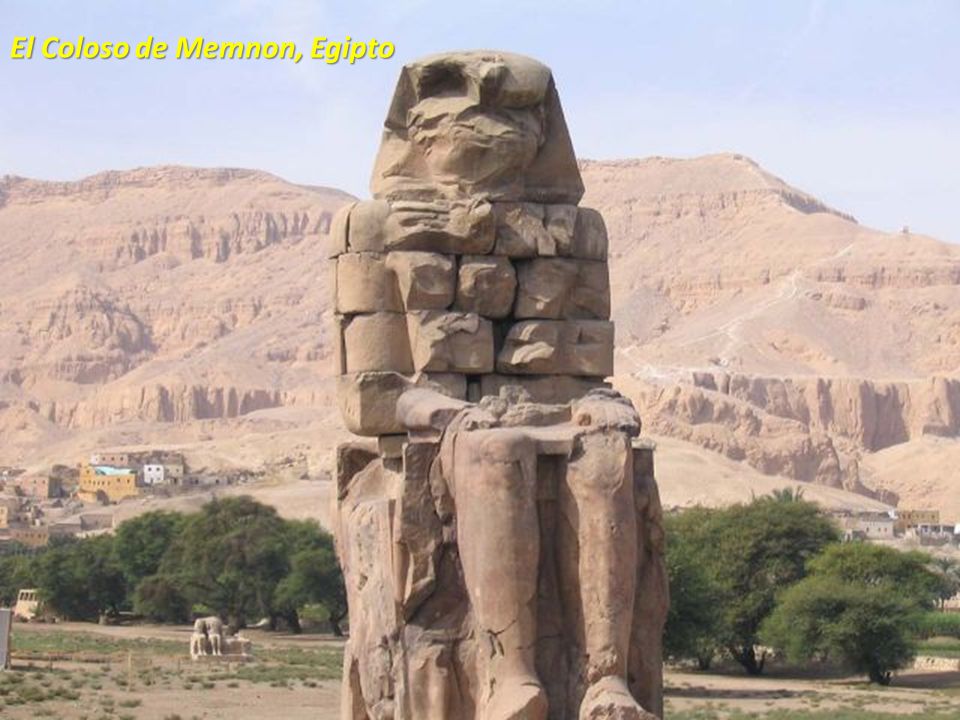 El Coloso de Memnon, Egipto