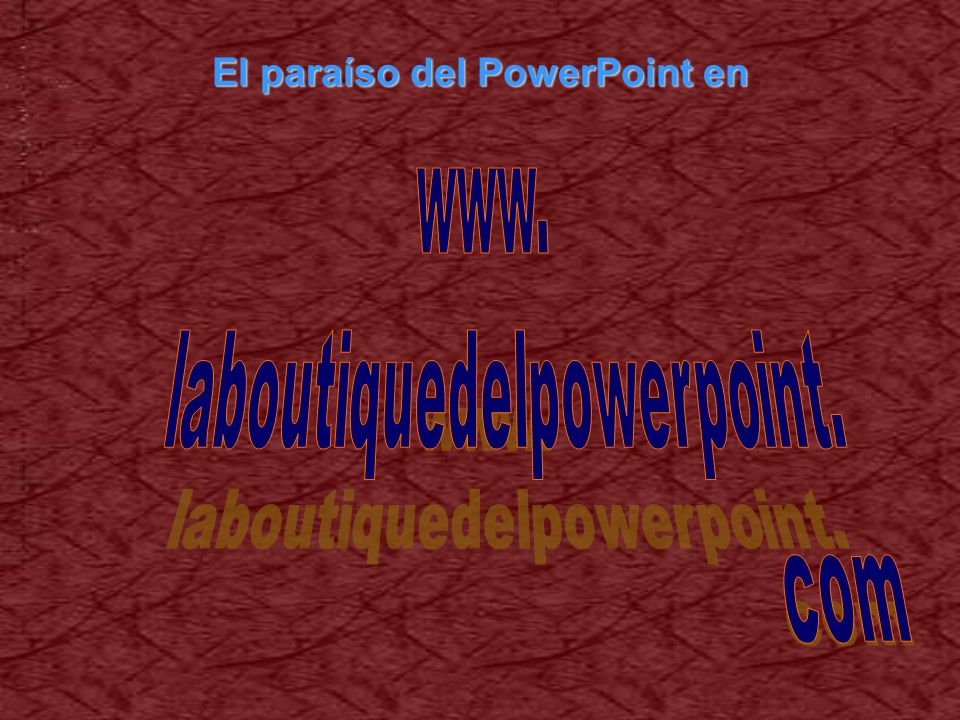 El paraíso del PowerPoint en